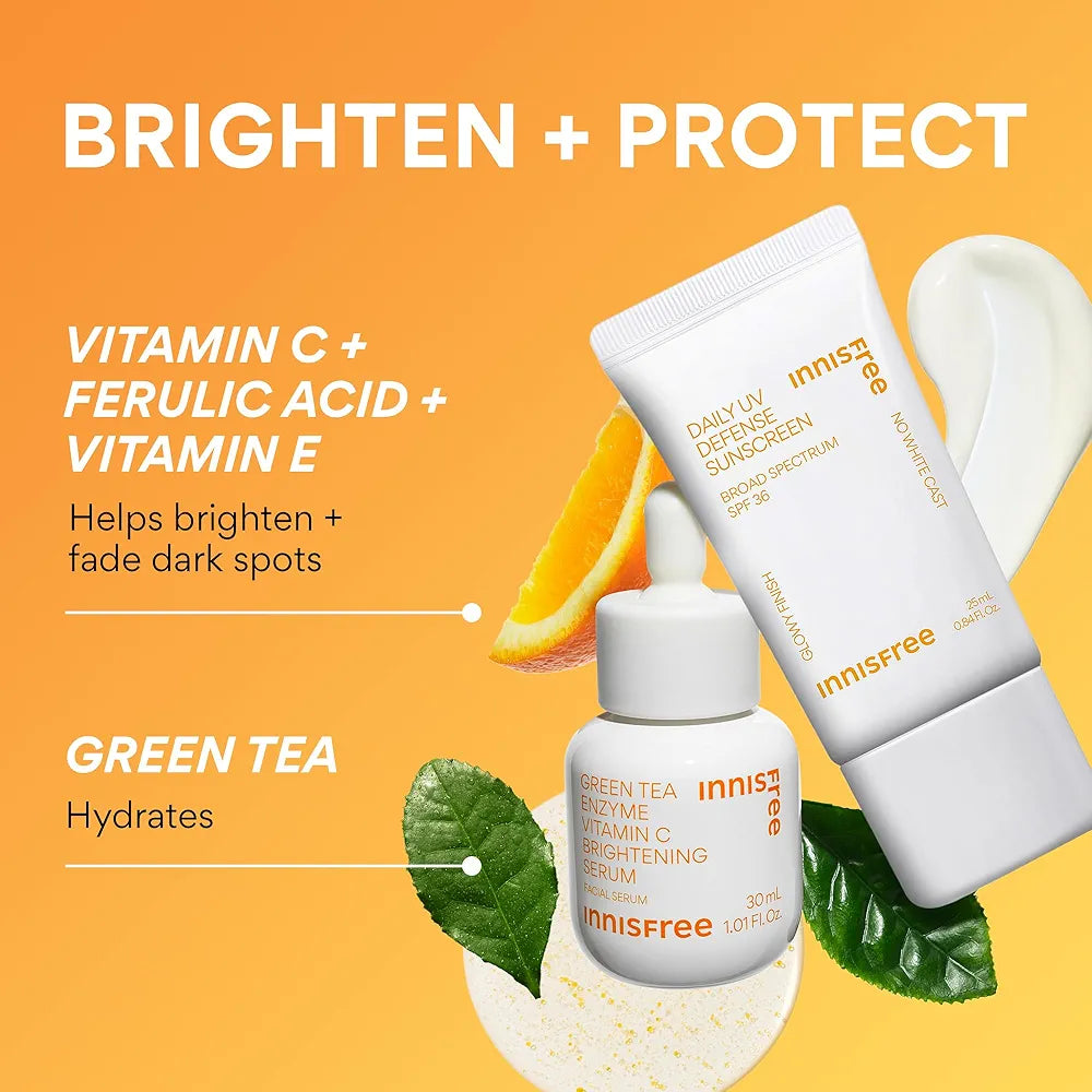 Innisfree Daily UV Defense Sunscreen SPF 50+ PA++++, Korean Face Sunscreen, Invisible Finish, Broad Spectrum, No White Cast, Lightweight, Hydrating, Available in Gift Sets & Jumbo