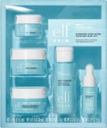 e.l.f. SKIN Holy Hydration! Hydrated Ever After Skincare Mini Kit, Cleanser, Makeup Remover, Moisturizer & Eye Cream For Hydrating Skin, Airplane-Friendly Sizes