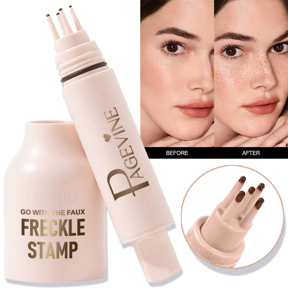 5-Tip Natural Freckle Stamp Pen